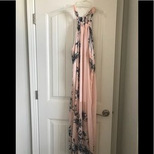 Spiral maxi dress